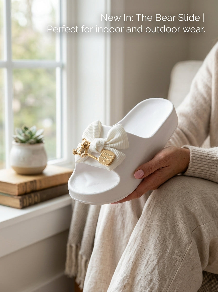 Crocs bow blanco
