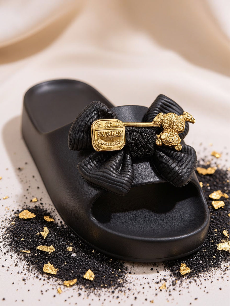 Crocs bow negro